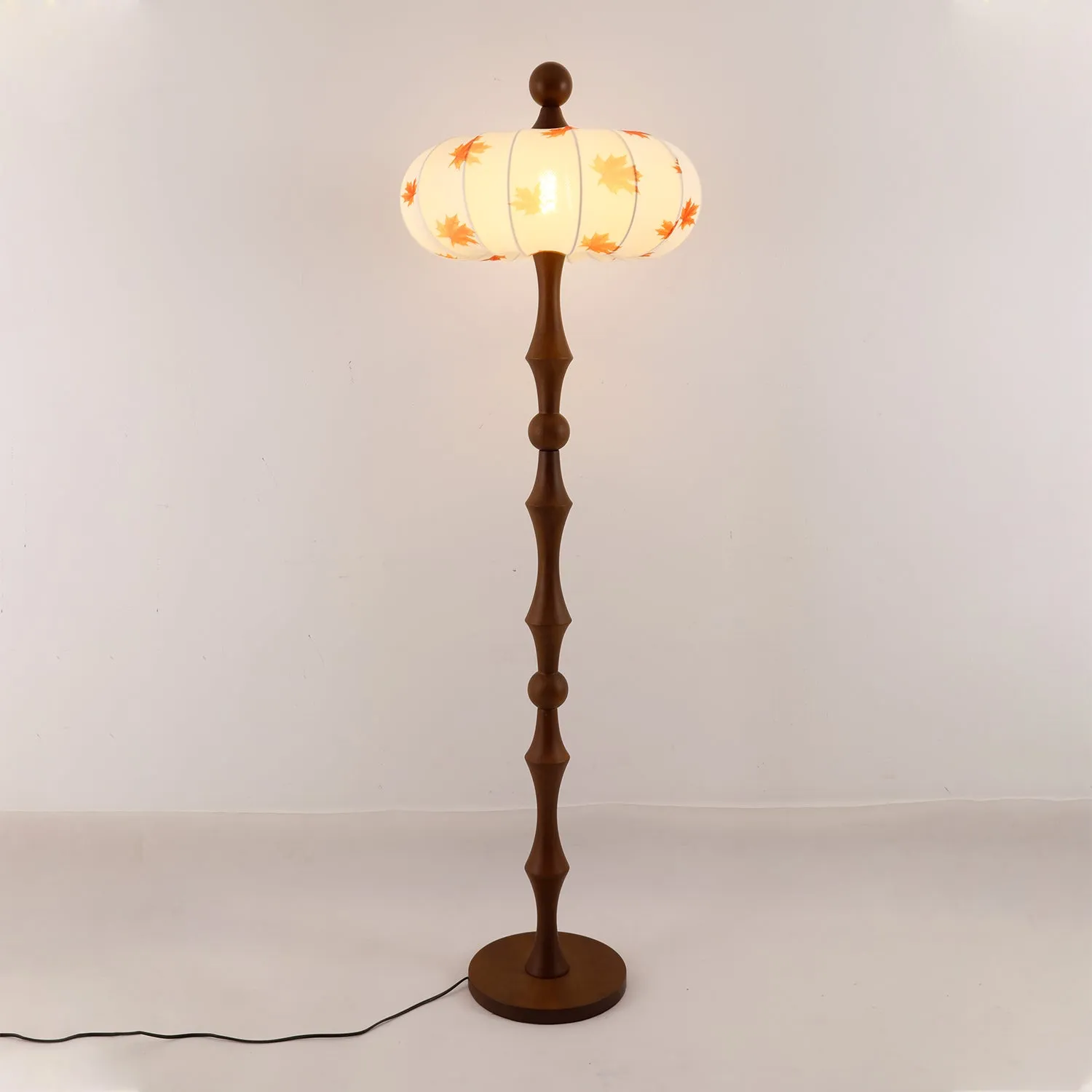 Milo Walnut Floor Lamp