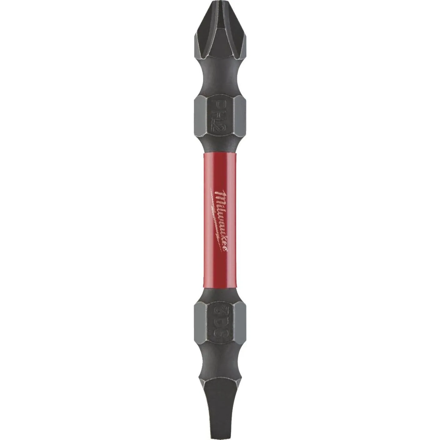 Milwaukee Shockwave #2 Phillips and #2 Square Recess Power Double-End Screwdriver Bit