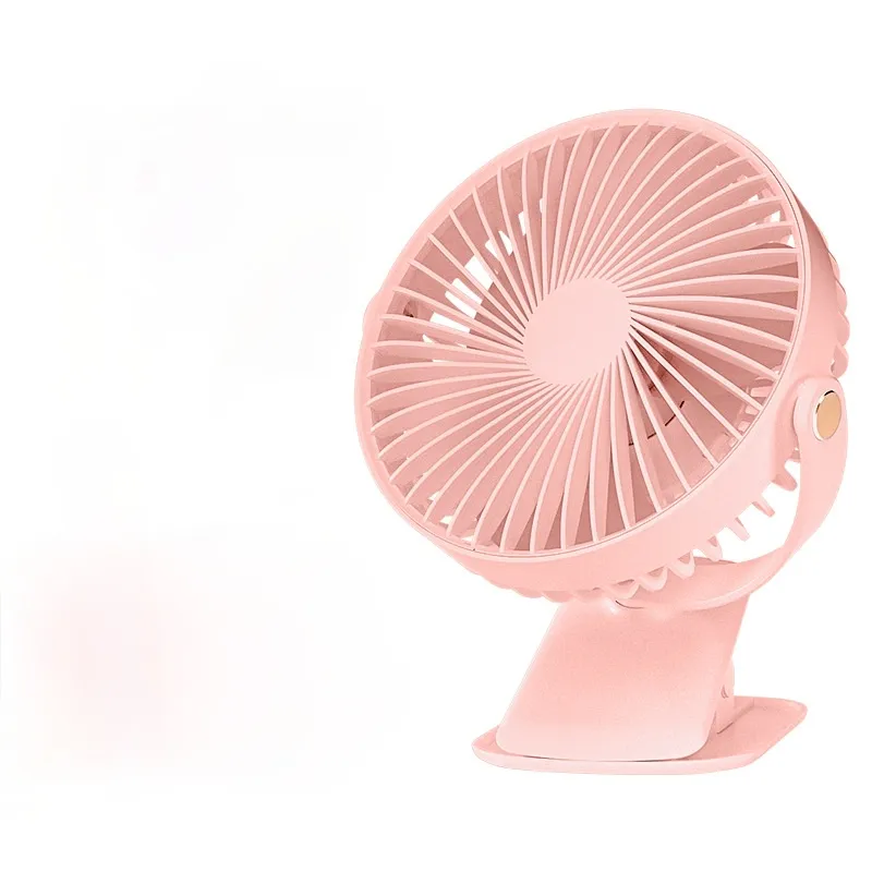 Mini fan hanging neck handheld desktop clip usb stroller can rotate the fan frame cooler