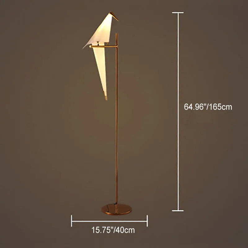 Modern Nordic Creative Iron Bird 1/2-Light Standing Floor Lamp