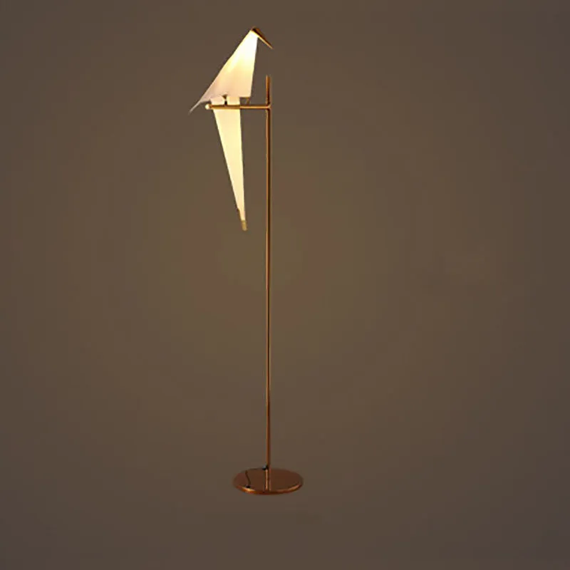 Modern Nordic Creative Iron Bird 1/2-Light Standing Floor Lamp