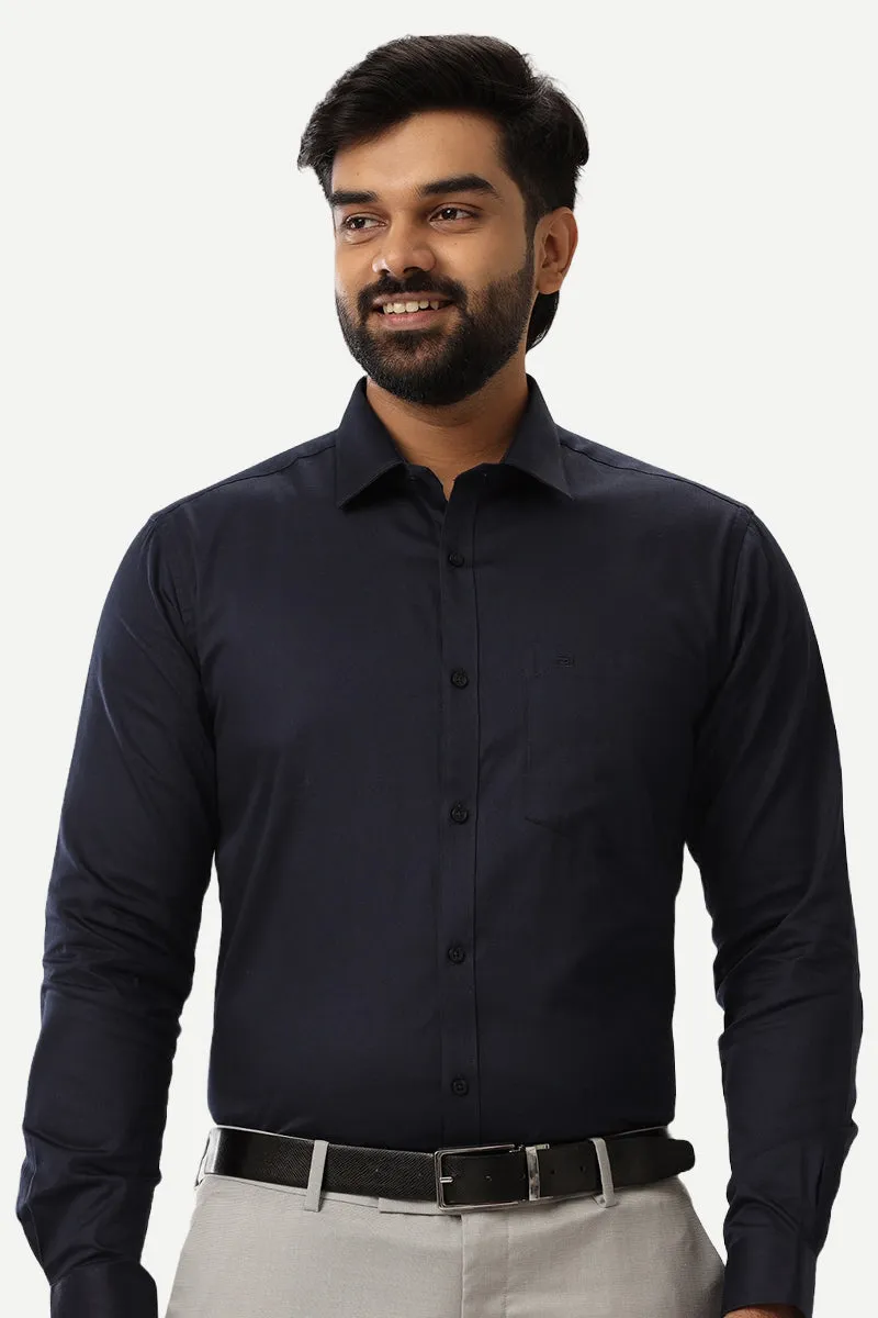 Monti - Navy Formal Shirts for Men | Ariser