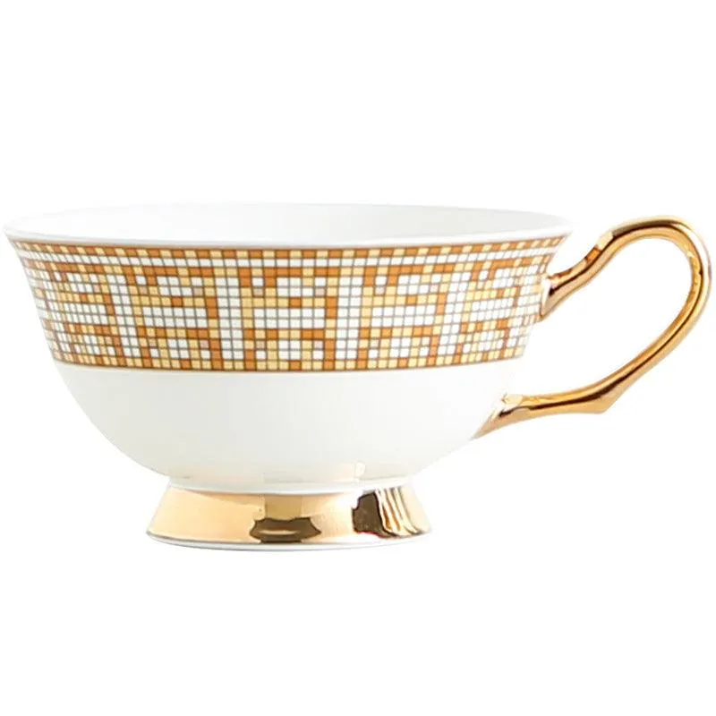 MOSAIC LUXURY TEA CUP & SAUCER - SET OF 2