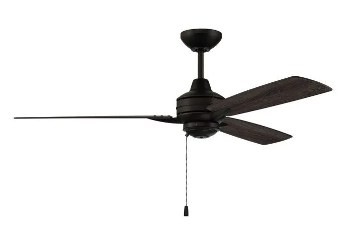 Moto 52" Ceiling Fan in Flat Black