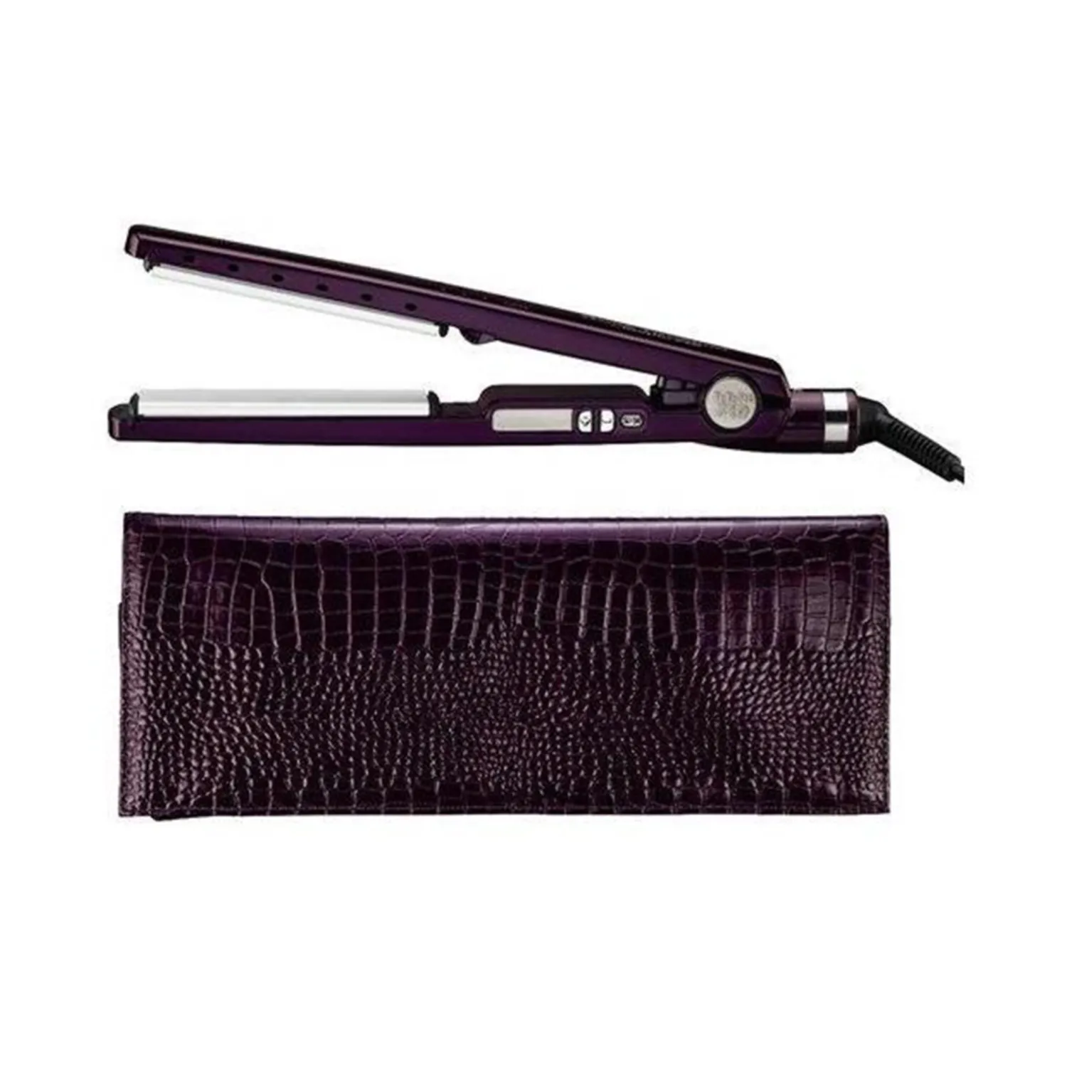 Nano Titanium 1 1/4″ Flat Iron w/purple Pouch