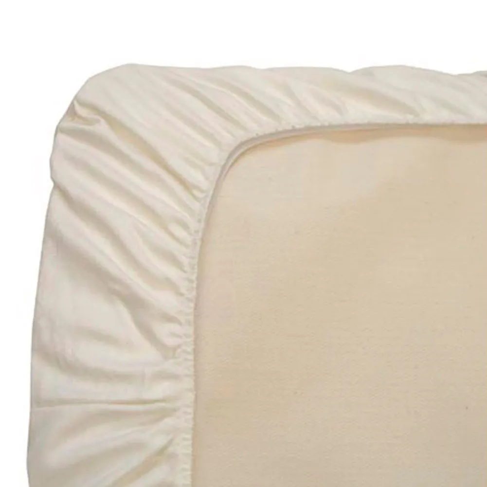 Naturepedic Organic Waterproof Fitted Crib Mattress Pad Cover (28x52 in)