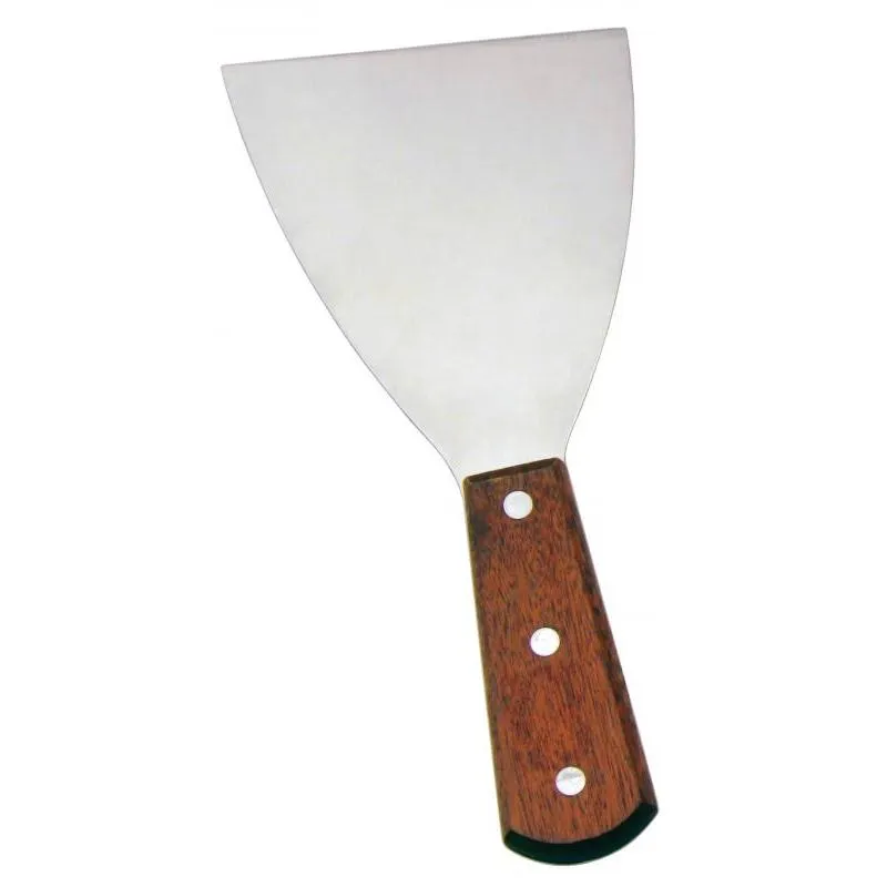 Nella 4.5 x 3" Pan Scraper, Wood Handle