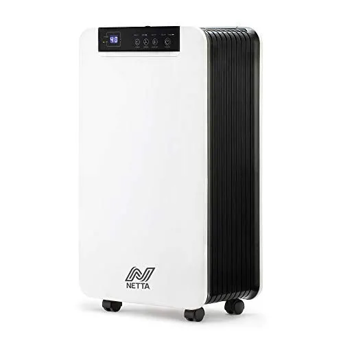 NETTA 12L/Day Low Energy Dehumidifier - Digital Control Panel (New)