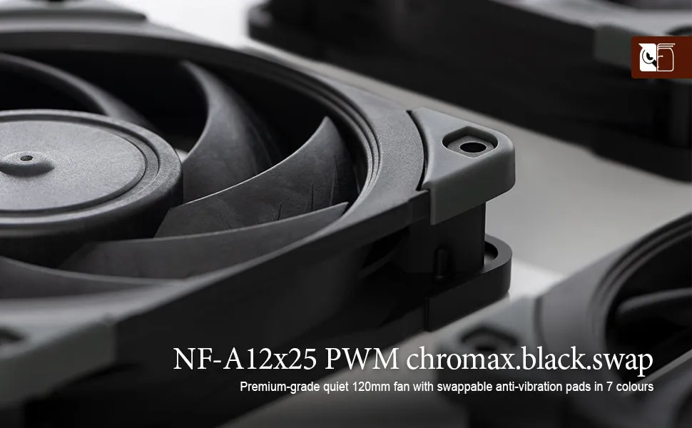 Noctua NF-A12x25 PWM chromax.black.swap 12cm Case Fan