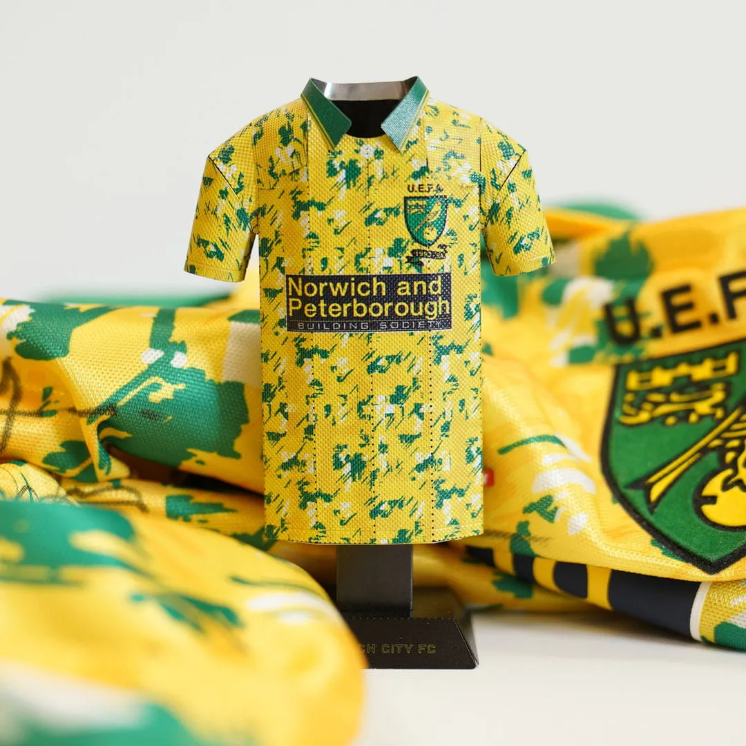 Norwich City 1993 UEFA Cup Metal Home Shirt