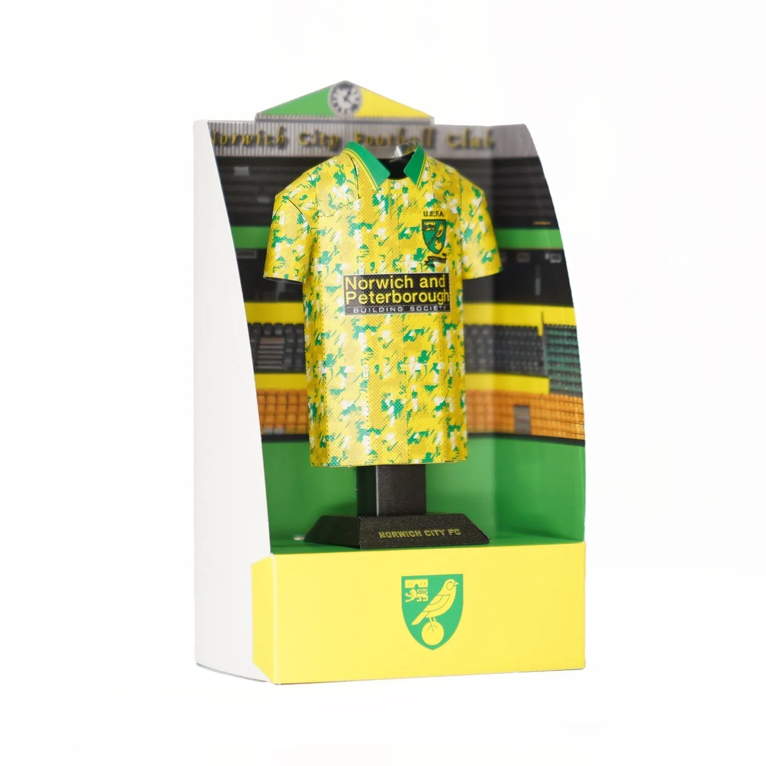 Norwich City 1993 UEFA Cup Metal Home Shirt