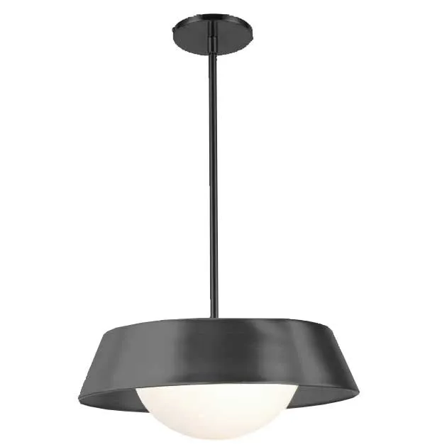 Palatine LED Pendant in Matte Black