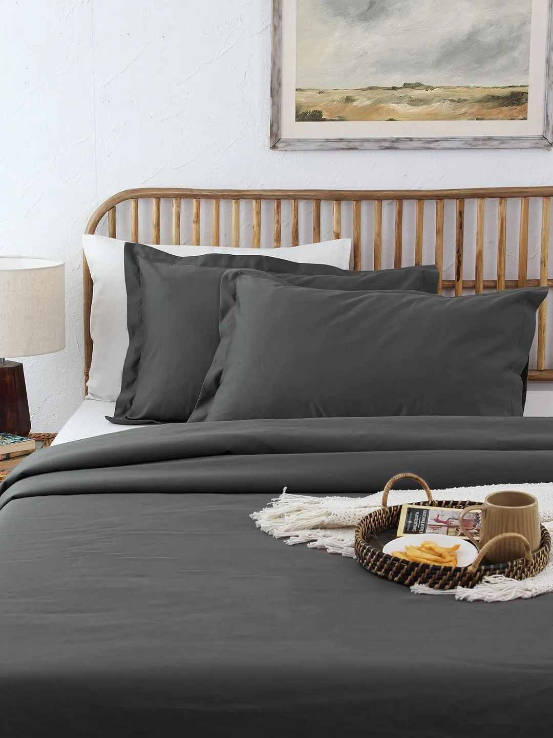 Pepper Single Duvet Cover (Grey)