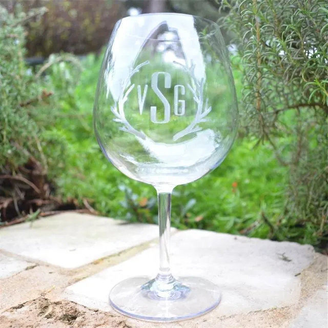 Personalized Tritan Red Wine Glasses