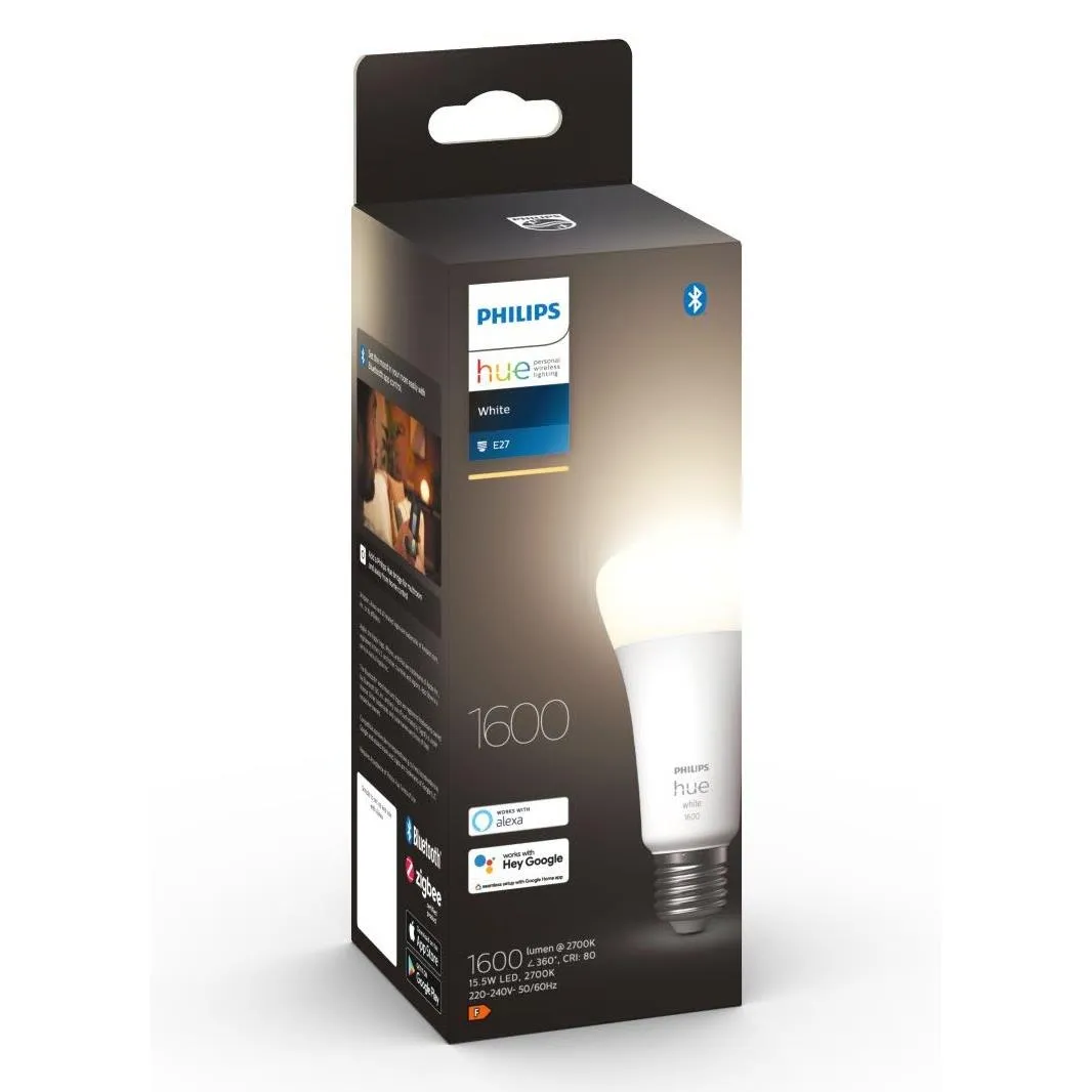 Philips Hue E27 A67 White Bluetooth Bulb 100W