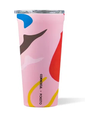 Poketo 16oz Pink Party Tumbler