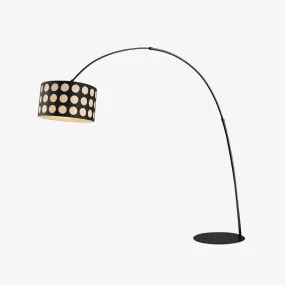 Polka Arc Fabric Floor Lamp