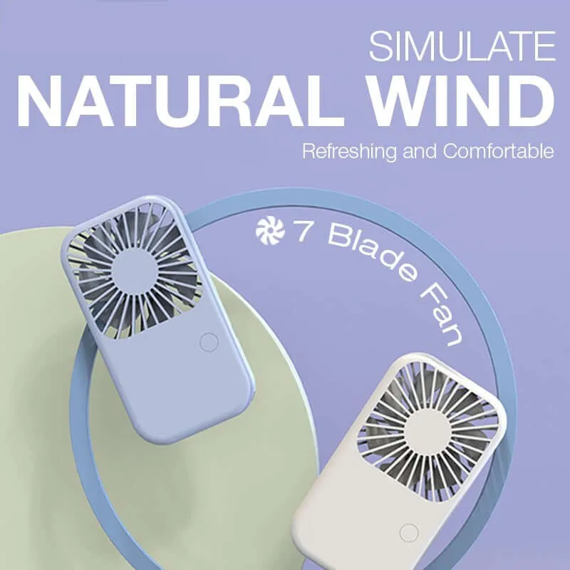 Portable Mini Fan with Phone Stand