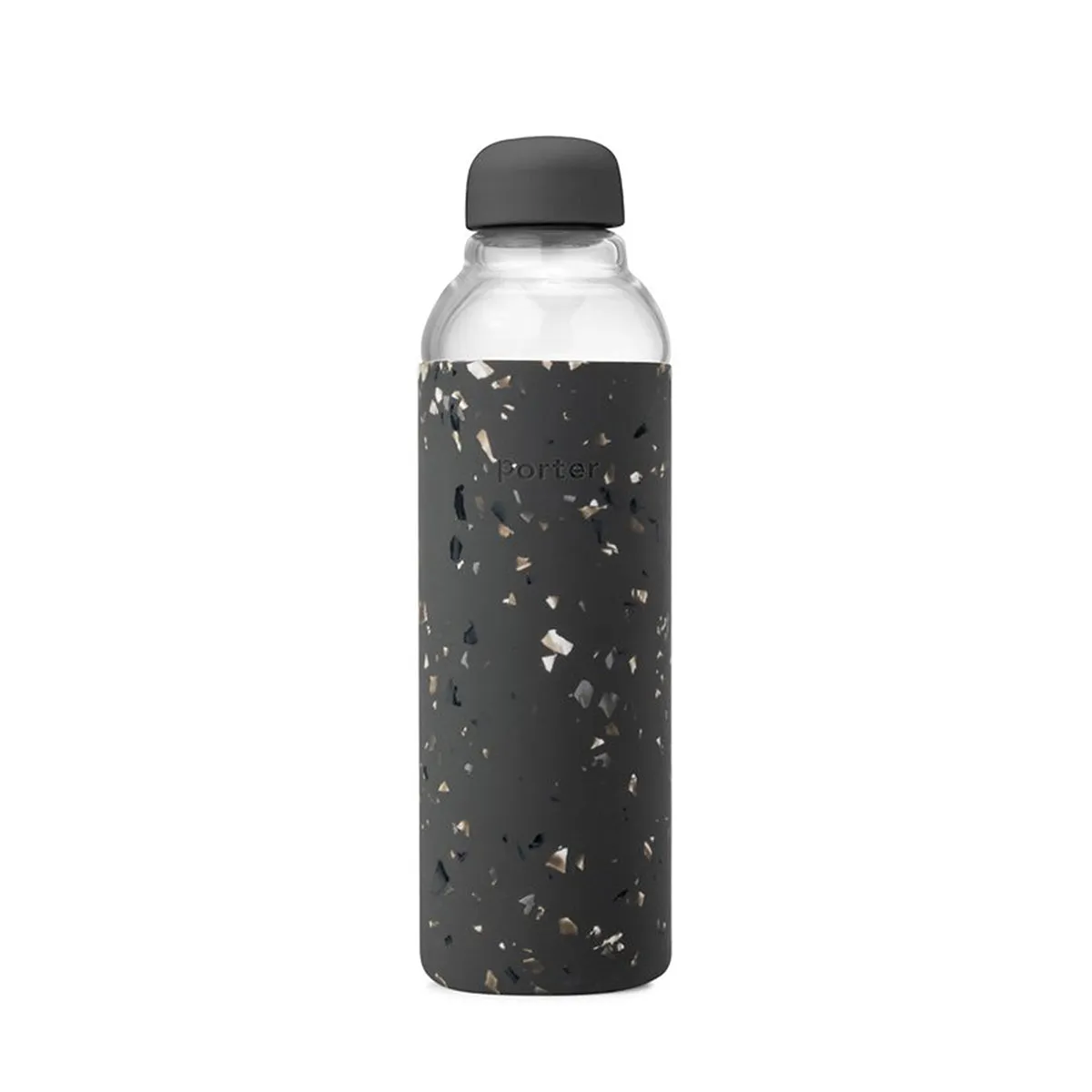 Porter Glass Bottle Terrazzo 591ml - Charcoal