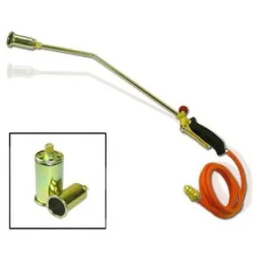 Propane Gas Down Roofing Flame Thrower Gun Torch Tool Weed Brush Burner Burning