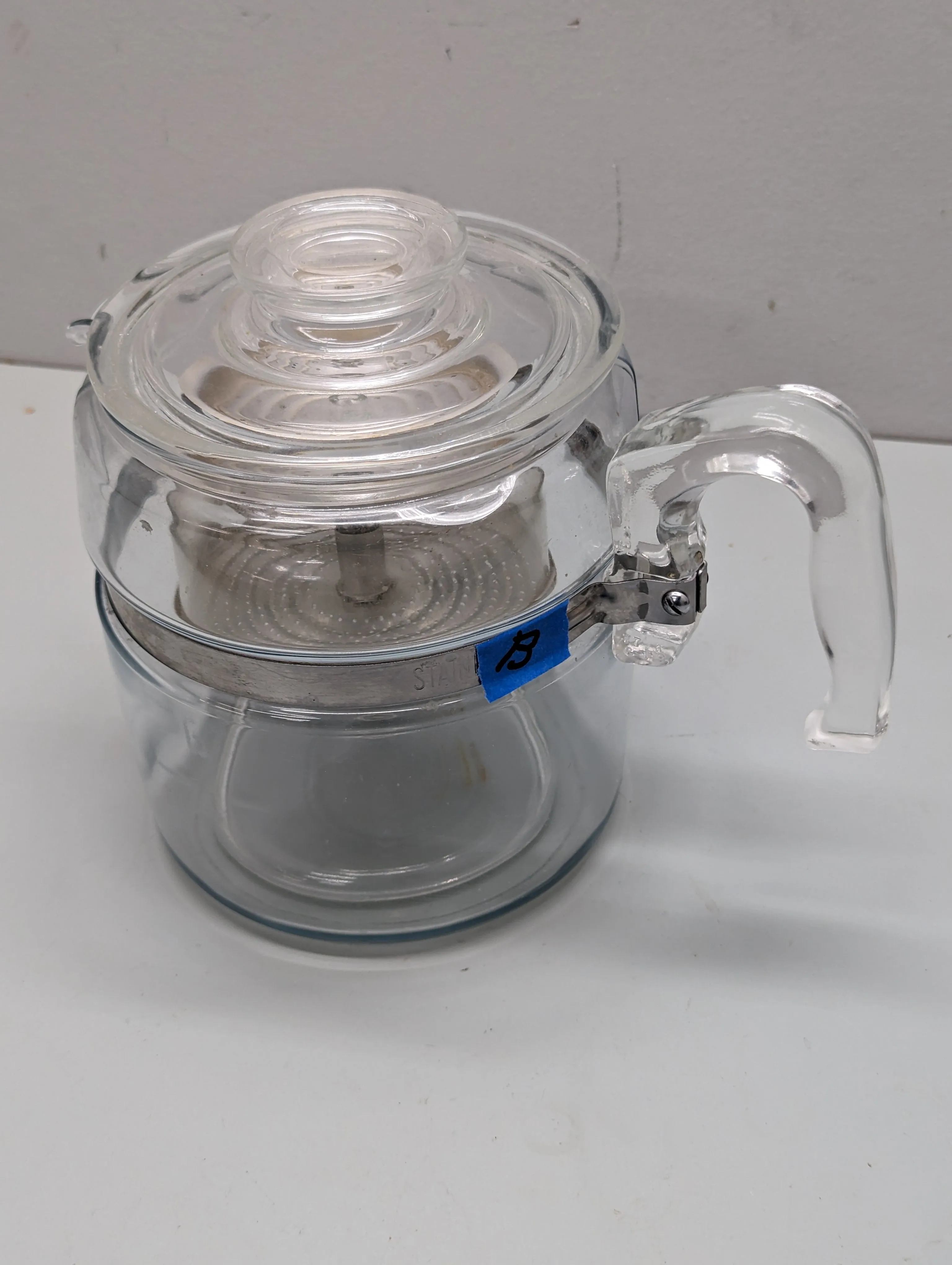 Pyrex Flameware 6 Cup Glass Percolator #7756