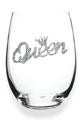 Queen Jeweled Stemless