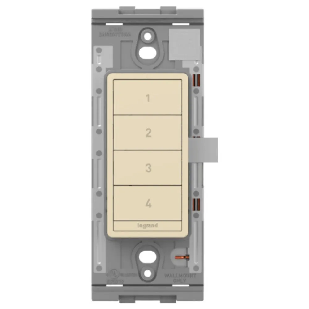 radiant Wireless Smart Scene Controller with Netatmo, Light Almond