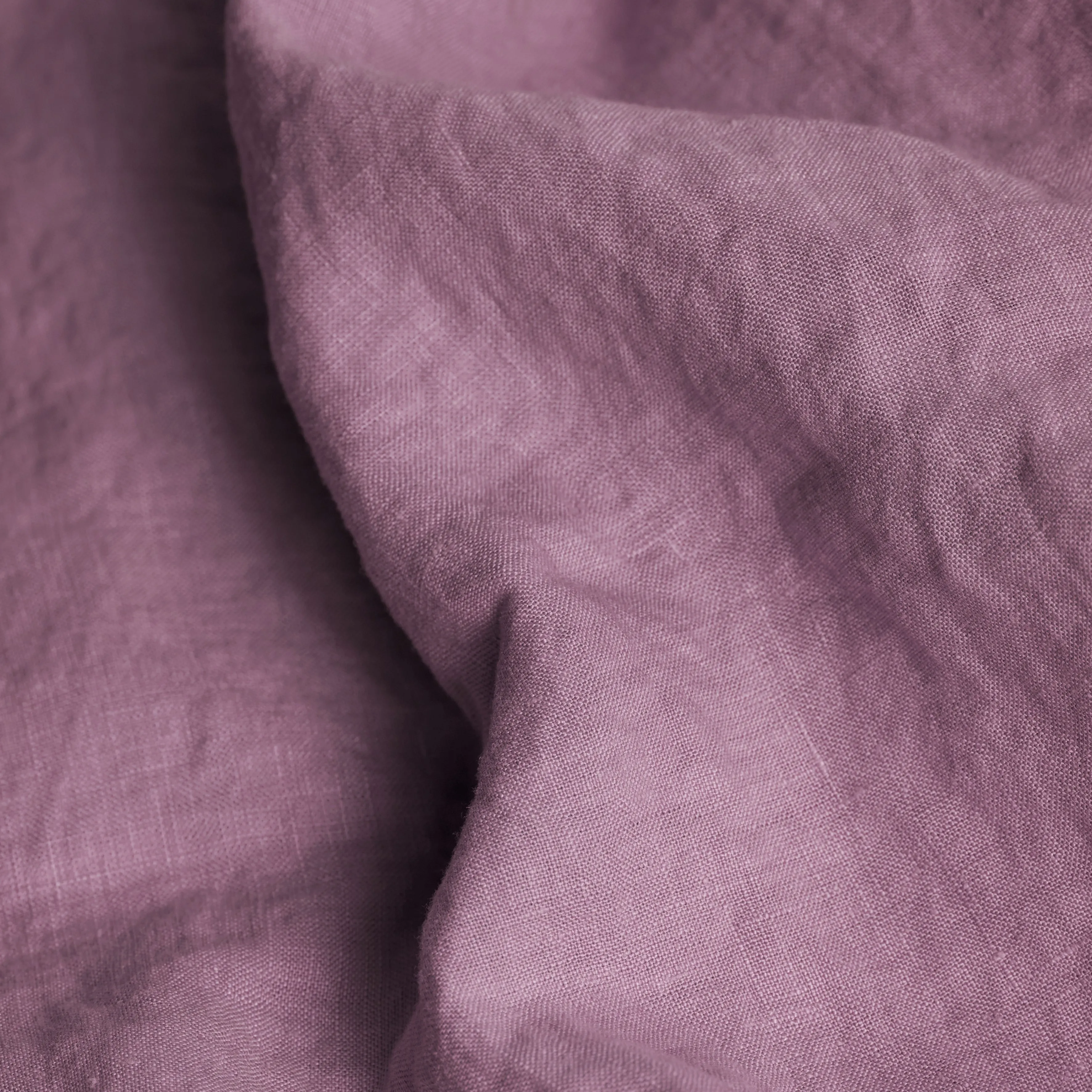 Raspberry Linen Blend Duvet Cover