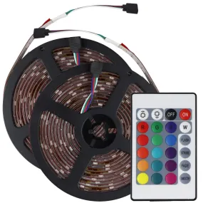 RC LED Strip Lights (32.8-Foot) with App & Remote Control (2 Separate Reels)