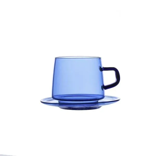 Retro Glass Mug Set