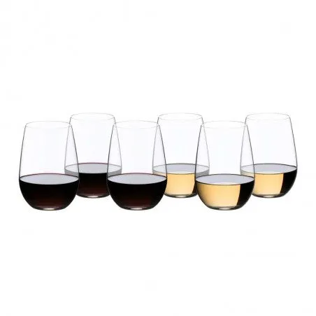 Riedel O Wine Tumbler Sauvignon Blanc / Riesling / Zinfandel Glasses (Set of 6)