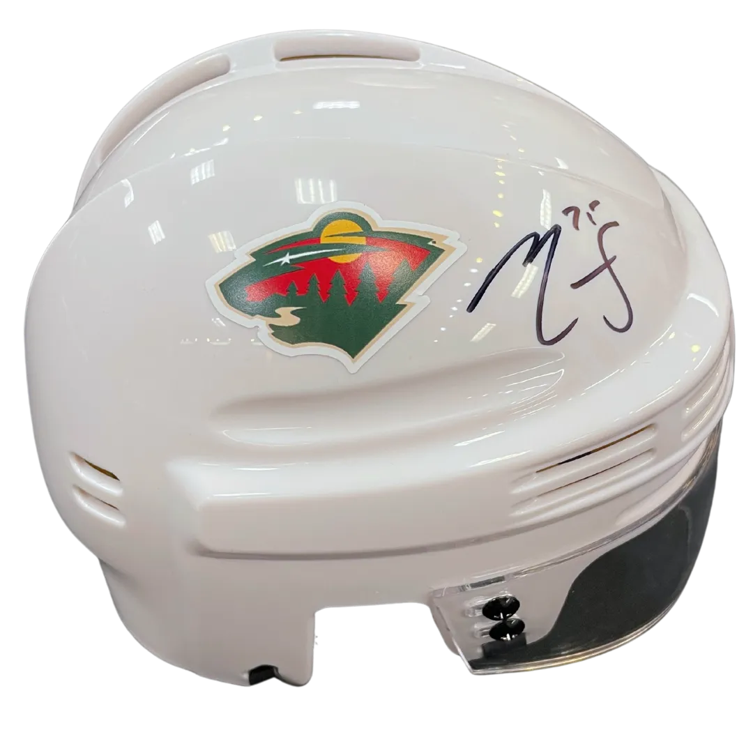 Ryan Reaves Autographed Minnesota Wild Mini Helmet