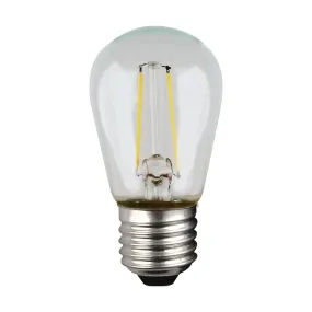 S14 LED String Light Replacement Bulb - 2700K - 120V - Replacement 4PK