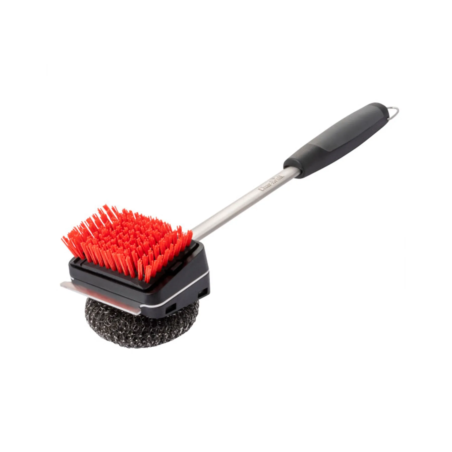 SAFER Dual-Sided Hand-Held BBQ Grill Clean Brush