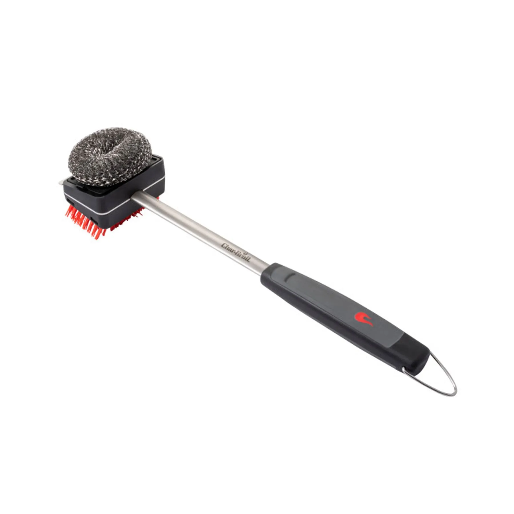 SAFER Dual-Sided Hand-Held BBQ Grill Clean Brush