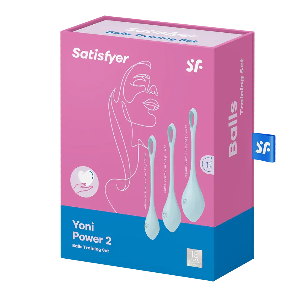 Satisfyer ''Yoni Power 2'' Trainer Set  -Light Blue