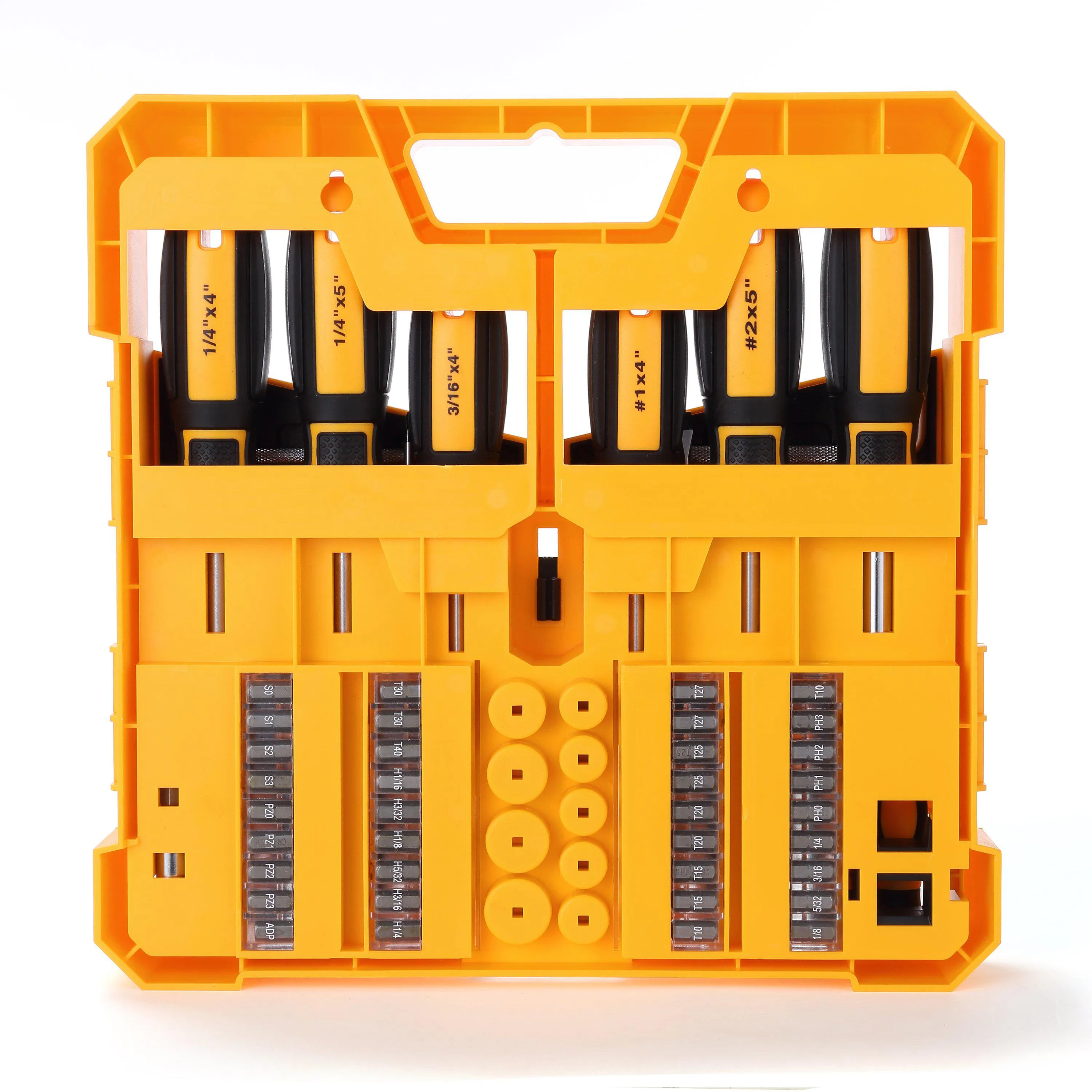 Screwdriver & Socket Set (63 Piece)