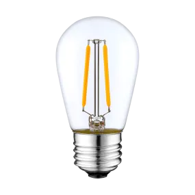 SL101 Replacement Light Bulbs 2W LED E26 12V Low Voltage Edison Style for Bistro String Lights