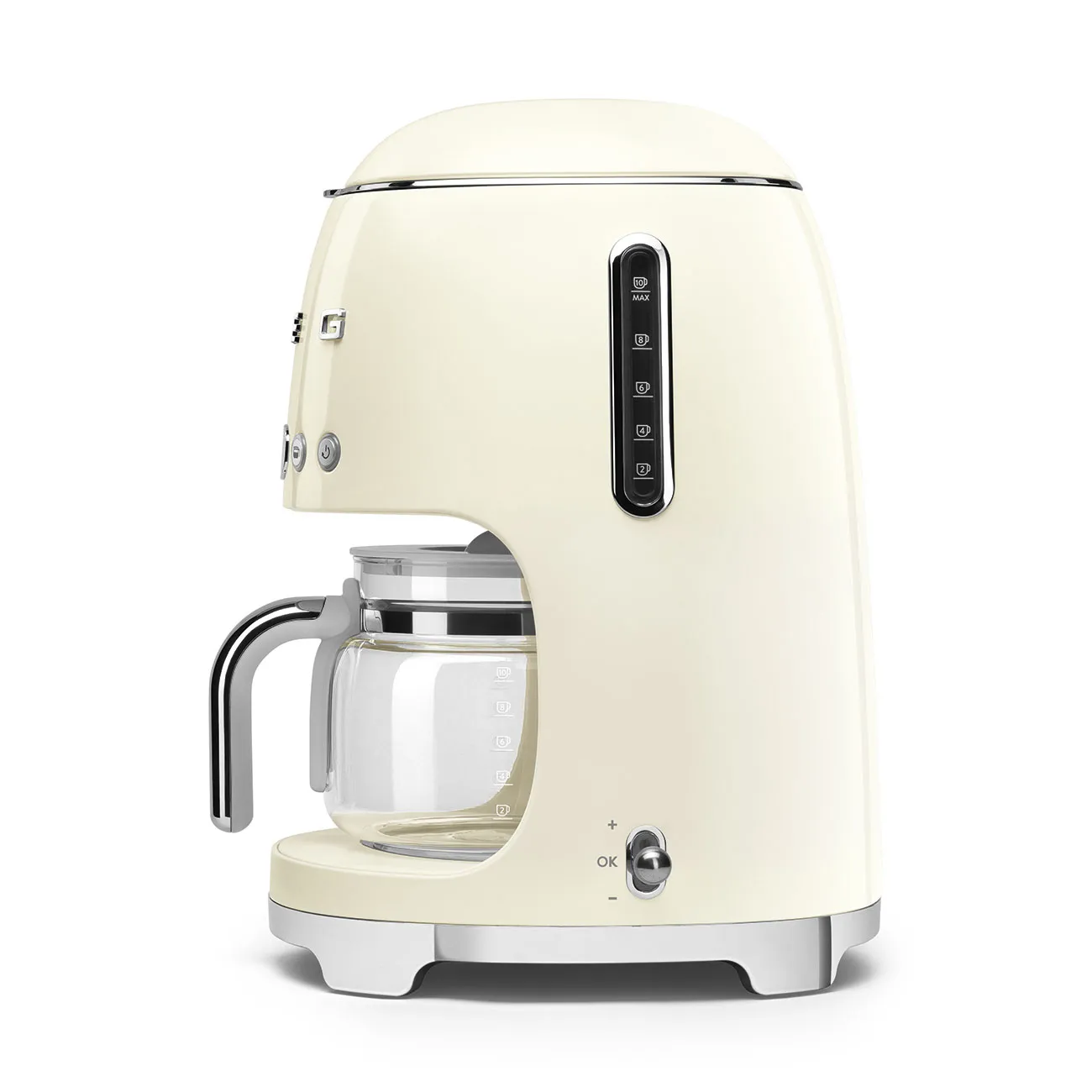 SMEG 50S Retro Drip Coffee Machine in Cream