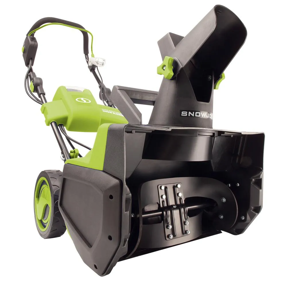 Snow Joe iON18SB-PRO-GRN Cordless Snowblower | 40V | 5.0-Ah | 18-Inch (Green)