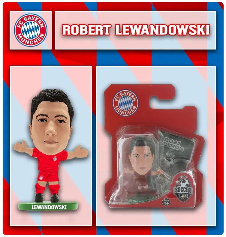 Soccer Starz Bayern Munich Lewandowski Figurine