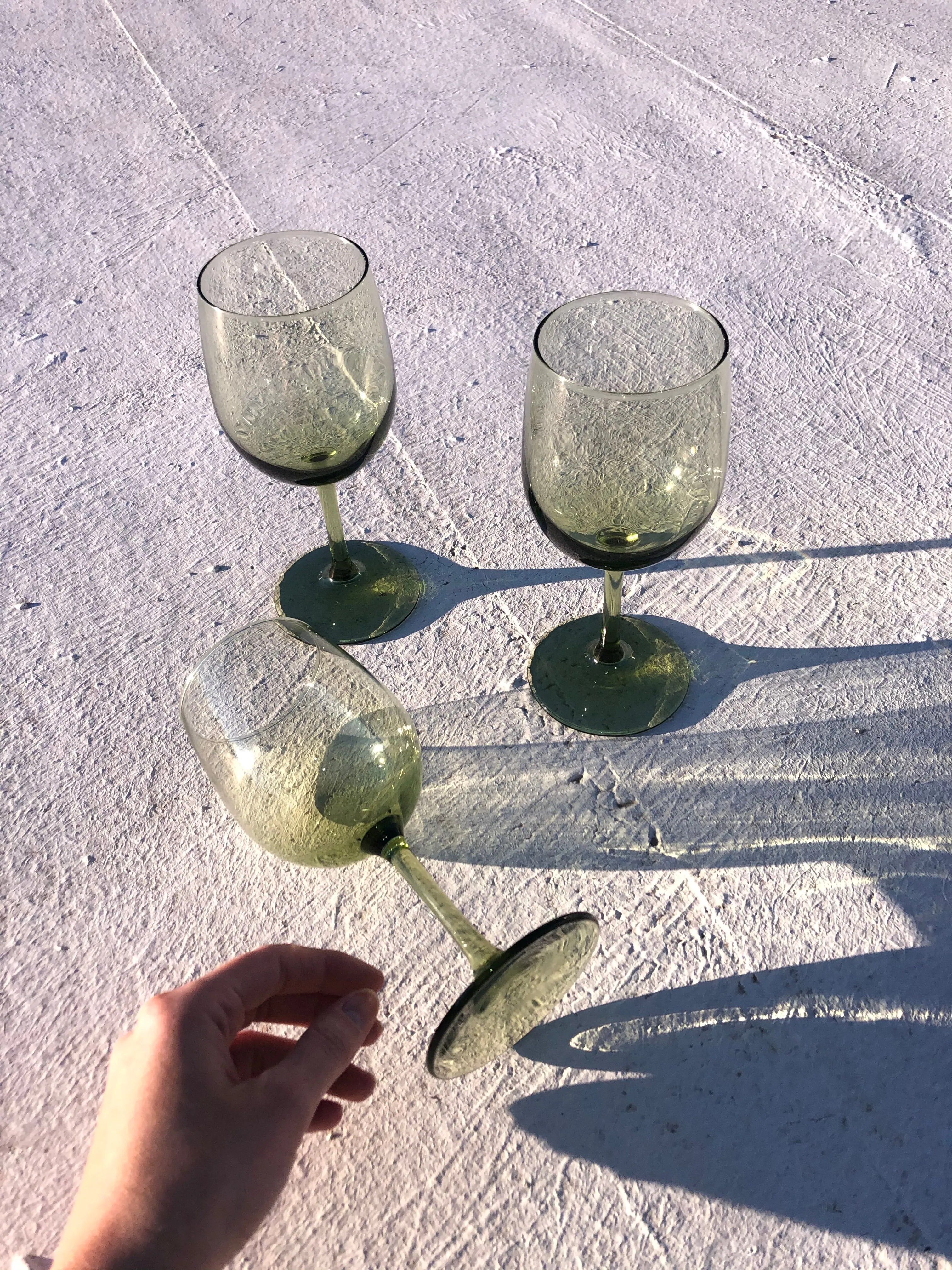 Spearmint Wine Glasses