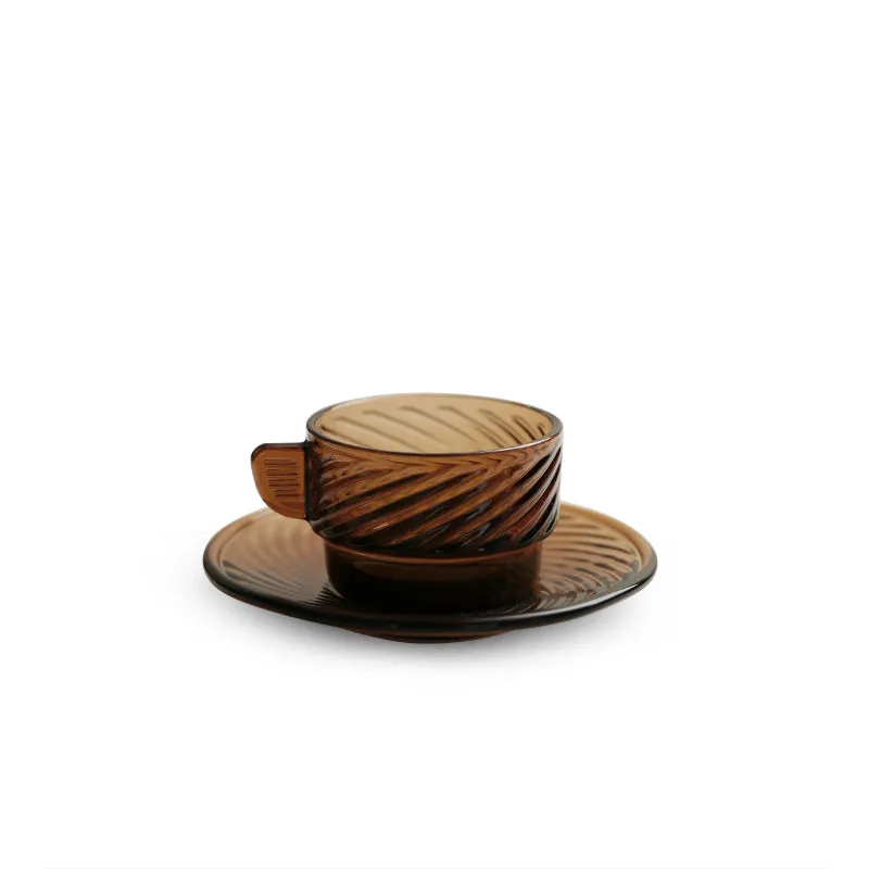 Spiral Patterned Coffee Cup