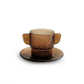 Spiral Patterned Coffee Cup