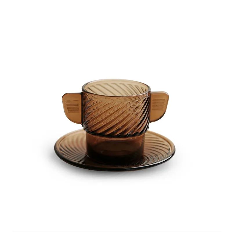 Spiral Patterned Coffee Cup