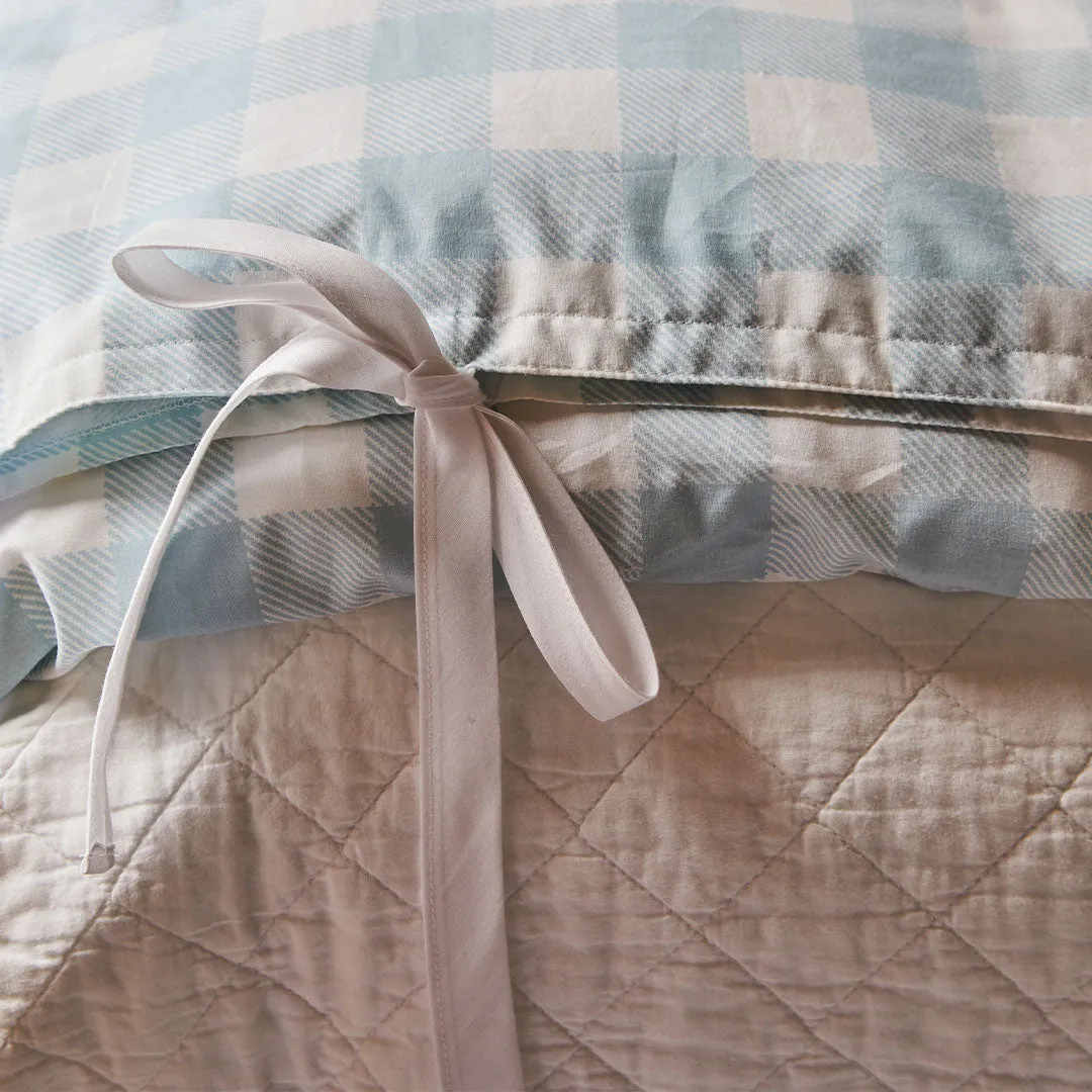 Statement Gingham Duvet Cover and Shams Bundle