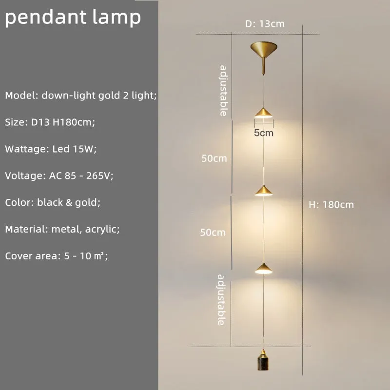 String Bedside LED Adjustable Floor Lamp