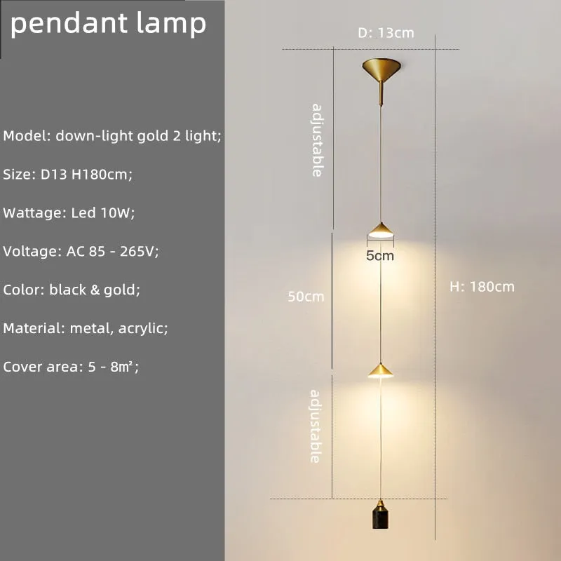 String Bedside LED Adjustable Floor Lamp