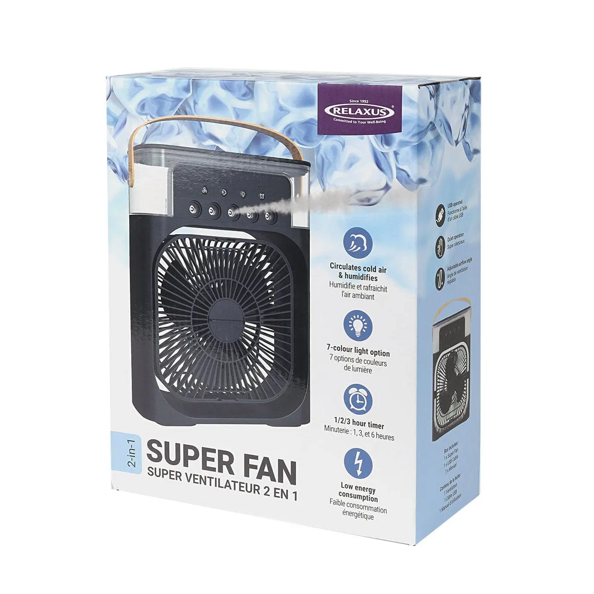 Super Cooling Fan 2-in-1