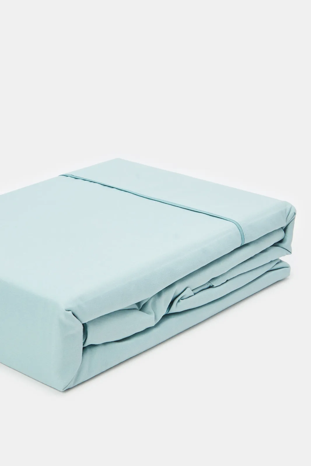 Teal Reversible 3-Piece Duvet Cover Set
 (Double Size)